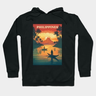 Philippines Retro Travel Style Hoodie